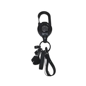 BLACK Vaporlink Leash‎ Heavy-duty Retractable Carabiner Keychain Anti-Lost/Theft